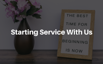 Start Service With Us